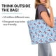 thumbnail image 2 of Disketp Red Cherries Bolsa Tote Estampada para Mujer, Bolso de Hombro y de Mano para Compras y Viajes, 2 of 8