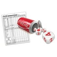 thumbnail image 2 of Masterpieces Puzzle Company Coca-Cola Shake it Up! Travel Dice Game, 2 of 5