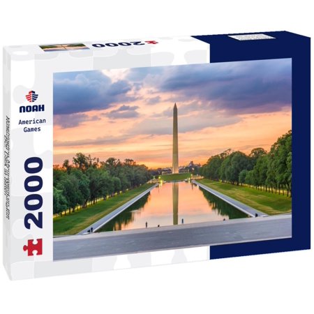 Noah Jigsaw Puzzle Washington Monument on the Reflecting Pool in Washington, DC, USA at dawn 2000 pieces