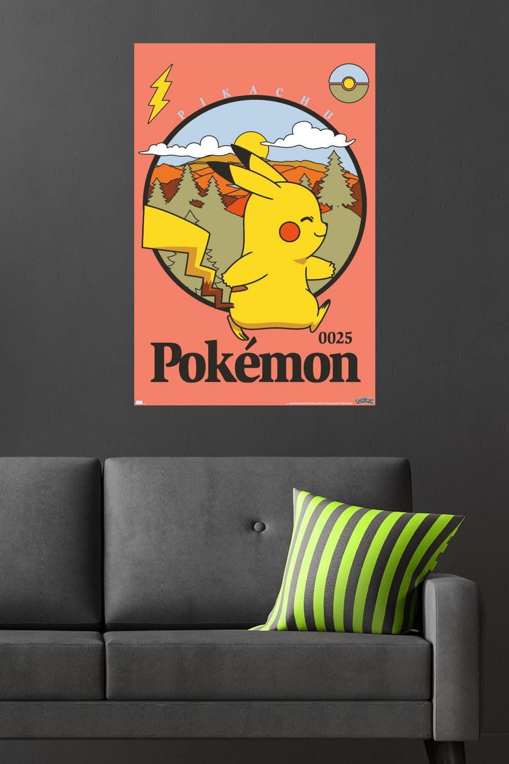Pokémon - Pikachu Outdoor Adventure Wall Poster, 22.375" x 34"