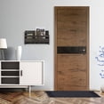thumbnail image 4 of Mail Sorter Key Holder, Rustic Wood Wall Mount Entryway Storage Organizer 2-Slot Wall Mail Holder with Tags Frame & 4 Key Hook Rack /f Front Door Mudroom Hallway Kitchen Office, Dark Brown, 4 of 7