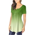 thumbnail image 6 of Lzobxe Going out Tops for Women Summer Casual V Neck Hide Belly Short Sleeve Tunic Blouses,Sizes S-2XL, 6 of 6