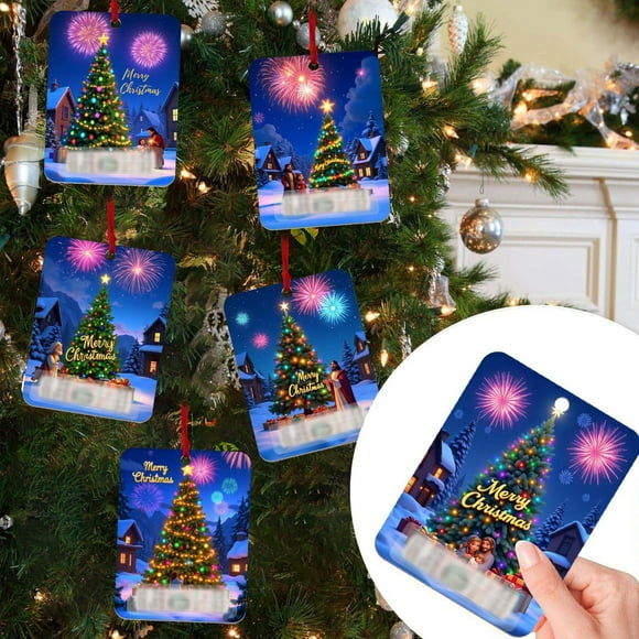 Deals of The Day Clearance! Topliu 8PC Originality Card Wallet Cute Series Wooden Wallet Christmas Wallet Pendant Home Decoration
