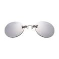 thumbnail image 3 of Stylish Retro Round Clip On Glasses - 2024 Sunglasses for Men - Fashionable Rimless Design for Cycling and Outdoor Activities, 3 of 3