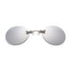 thumbnail image 1 of Gafas retro redondas de tres colores con clip para la nariz 2025 Gafas de sol Morpheus Gafas de sol sin montura para hombre, 1 of 3