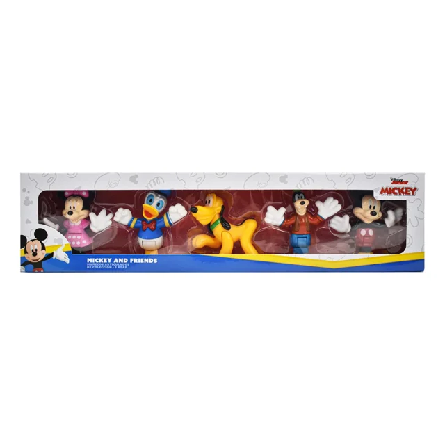 MICKEY AND FRIENDS SET 5 MUÑECOS ARTICULADOS