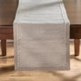 thumbnail image 2 of Split P Dune Pebble Table Runner 14" x 54", 2 of 5