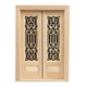 thumbnail image 1 of KAKOWELY Modelo de puerta de casa en miniatura, muebles de casa en miniatura, modelo de puerta de madera, adorno de puerta pequeña, 1 of 4