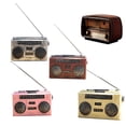 thumbnail image 3 of Retro Creativo Modelo De Radio Manualidades Adornos Decoración para hogar Colección Manualidades Decoración Hogar Sala De Oficina Plata perfecl Artesanías de radio vintage, 3 of 8