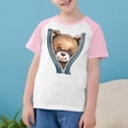 thumbnail image 3 of RXIRUCGD 2025 Vêtements d'Été pour Enfants Tout-Petits Garçons Filles Mode Mignon Col Rond Imprimé Manches Courtes Haut, 3 of 7