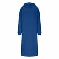 thumbnail image 4 of Ashirexll Robes d'Été pour Femmes, Robes Décontractées pour Femmes, Robe à Capuche Décontractée Unie avec Poches et Fente, 4 of 7