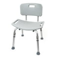 thumbnail image 2 of McKesson Bath Bench with Removable Back - Aluminum Frame, Without Arms, 300 lbs Weight Capacity, 1 Ct, 2 of 4