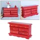 thumbnail image 5 of Gabinete Pequeño de Madera Maciza, 8 Cajones, Muebles de Sala de Estar, perfke Casa de muñecas Juguetes en miniatura, 5 of 9
