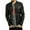 Black (as in pic), variant on Black Genuine Sheepskin Leather Jacket Men's Slim fit Biker Leather Black Jacket YK50