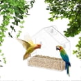 thumbnail image 3 of Small wall Plastic birdcage Transparent small pet birdcage, 3 of 5