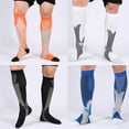 thumbnail image 6 of Compression Socks for Women & Men Circulation 15-25mmHg -Circulation Support Socks Knee high Wide Calves is Best Support for Athletic Travel, 6 of 7