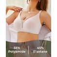 thumbnail image 2 of Finetoo Seamless Bras for Women Full Coverage Adjustable Wireless Lace Bra, 2 of 6