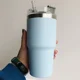 thumbnail image 2 of 20OZ 304 stainless steel ice bar water cup handle vacuum vacuum cup New large capacity coffee car car cup, 2 of 5