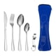 thumbnail image 1 of Utensilios portátiles elegantes - Cubiertos de acero inoxidable de alta calidad con caja de almacenamiento - Juegos de cubiertos para llevar - Reutilizables, duraderos y ecológicos, 1 of 5