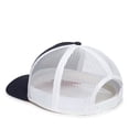 thumbnail image 6 of OC Sports OC502M Laser Perforated Font Panel Cap - Navy White Red, 6 of 8