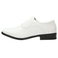 thumbnail image 3 of Bruno Marc Men's Faux Patent Leather Tuxedo Dress Shoes Classic Lace-up Formal Oxford WHITE size 8, 3 of 6
