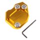 thumbnail image 1 of Soporte Lateral de piezaza Montajee De Apoyo De Almohadilla De 80 Mm Estacionamiento Para F800GS 2008-2015 Motos Oro Yotijar Almohadilla de soporte de pie para motocicleta, 1 of 7
