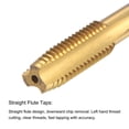 thumbnail image 3 of Unique Bargains M8 x 1.25 Left Hand Titanium Coated High Speed Steel Machine Straight Flute Tap, 3 of 6
