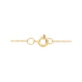 thumbnail image 2 of 10k Yellow Gold Lifeline Heartbeat Necklace - Open Heart Pendant With Pulse Line, 20" Chain 2 of 11
