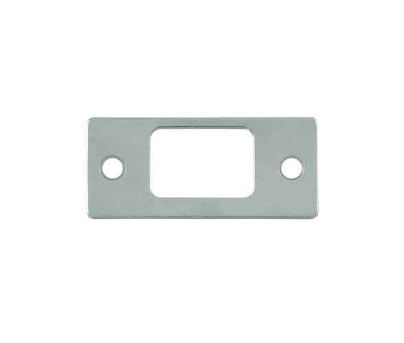 2.75 in. x 1.25 in. Deadbolt Strike Plate (Set of 10) (Antique Brass