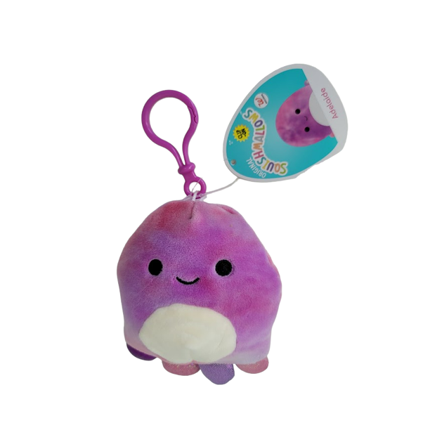 Squishmallows Official Kellytoys Plush 3.5 Inch Adelaide the Purple