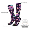 thumbnail image 4 of Naloa cartoon Skull rainbow space Thigh High Socks Extra Long Stretchy Sock Women Over Knee High Opaque Stocking Daily Wear, 4 of 6