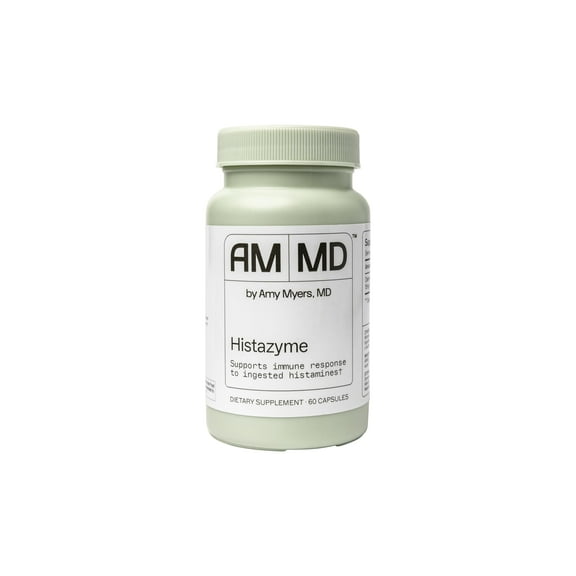 Amy Myers MD Histazyme - Diamine Oxidase Dao Enzyme Supplement Histamine Blocker to Support Healthy Digestion, Food Derived Histamine Intolerance (HI) - 60 Capsules - Bottle