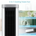 thumbnail image 5 of Costway 3-In-1 Portable Evaporative Air Cooler 40'' Bladeless Cooling Tower Fan w/Timer White, 5 of 10