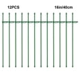 thumbnail image 3 of Cateissary Estaca práctica para plantas altas, palos para plantas resistentes y confiables, soporte para plantas altas Jardín y Patio Verde 16 pulgadas/40 cm 12 juegos, 3 of 6