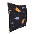 thumbnail image 2 of ZNDUO Throw Pillow, 20"x20" Bed Pillow and Couch Pillows - Indoor Decorative Pillows，Outer Space Ship Throw Pillow, 2 of 8