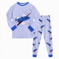 thumbnail image 2 of xaweyi Toddler Boy's Color Block Tracksuits 2 Piece Fall Outfit Long Sleeve Pullover Sweatshirt and Sweatpants,Sizes 6-7 Years, 2 of 7