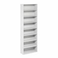 thumbnail image 5 of Furinno BASIC 8-Tier Open Bookcase Storage Organizer 12 x 24 x 71 in White, 5 of 6