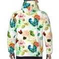 thumbnail image 7 of Xecao Floral Vintage Pattern Men's Adult Pullover Hoodie,Hooded Sweatshirt-Large, 7 of 7