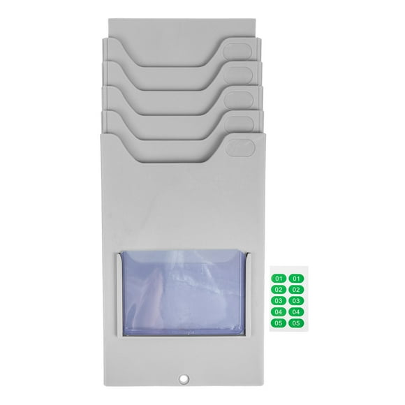 FRCOLOR Time Card Rack Warehouse Material Card Rack Hanging Time Card Holder Material Shelf