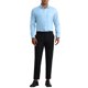 thumbnail image 2 of CAMISAS DE TRAJE PARA HOMBRES INSPIRE CHIC, SÓLIDAS, DE MANGA LARGA, AJUSTE REGULAR, FORMAL, DE NEGOCIOS, CON BOTONES, FORMAL, TAMAÑO M, AZUL, 2 of 5