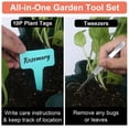 thumbnail image 3 of 2 Pack 6 Tier Green Stackable Strawberry Planter Garden Tower for Vegetables Flowers Herbs Succulents Vertical Oasis Grow Your Own, 3 of 7