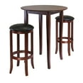 thumbnail image 1 of Winsome - Fiona 3PC table haute & tabourets de siège de coussin, 1 of 9