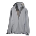 thumbnail image 7 of Mens Sun Protection Hoodies Waterproof Full-Zipper Long Sleeve Solid Color Summer Lightweight Shirts for Hiking Fishing Biking Gray XL, 7 of 7