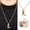 Gold, variant on Necklaces & Pendants Western Cowboy Boots Necklace Abstract Face Copper Plated Collarbone Chain Hop Trend Jewelry for Fashion Lovers