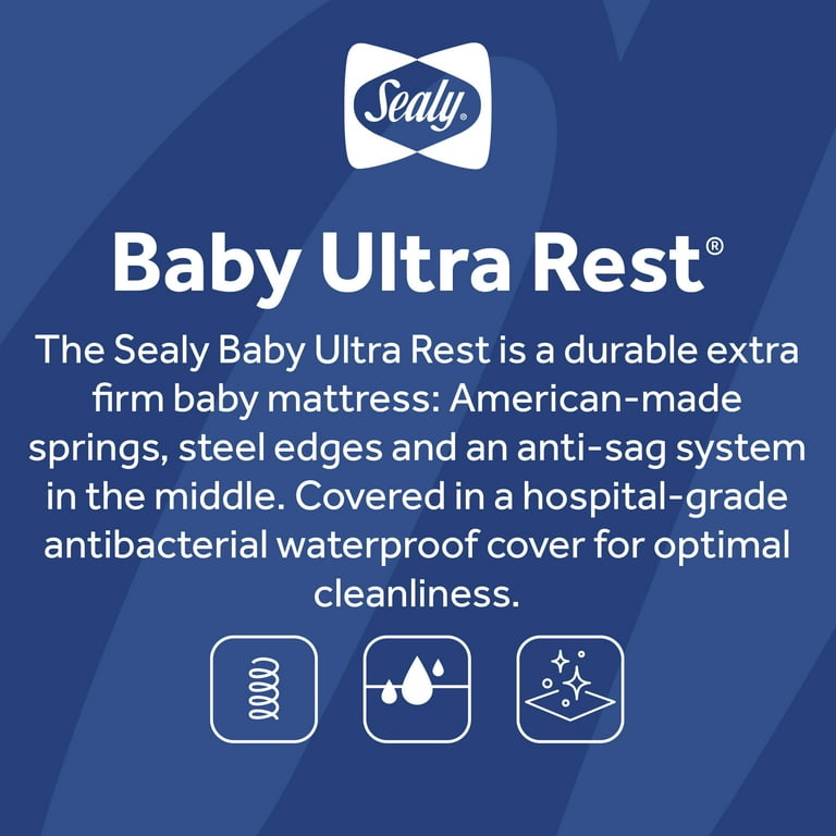 Sealy golden dream ultra firm best sale crib mattress