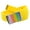 Yellow, variant on Girl's School Uniform Sparkly Rainbow Crystal Flip Top Buckle with Canvas Web Belt Small Red