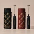 thumbnail image 7 of Thyme & Table 22 fl oz Stainless Steel Coffee Tumbler with Frother, Black Bow, 7 of 7
