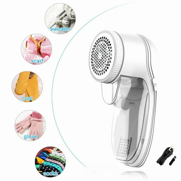 Lint Remover, Electric Sweater Shaver, USB Rechargeable Effective Fuzz  Remover Fabric Shaver, Quickly Remove Fluff Pill Bobble, Pilling Lint  Remover for Clothing, Furniture, Curtain,Blanket 