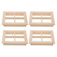 thumbnail image 6 of Monyance Window Frame Decor 4pcs Unpainted DIY Wooden Window Frames with Four Panes(2.76X2.76X0.43Inches), 6 of 10