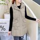 thumbnail image 3 of Puntoco-Chaqueta de mujer a la moda, abrigo con bolsillo, Chaqueta larga de invierno sin mangas, chaleco de algodón, liquidación de Navidad Puntoco Puntoco-5014, 3 of 6